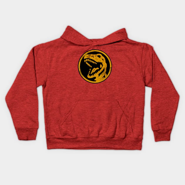 Red Ranger Icon Retro Vintage Kids Hoodie by nataliawinyoto